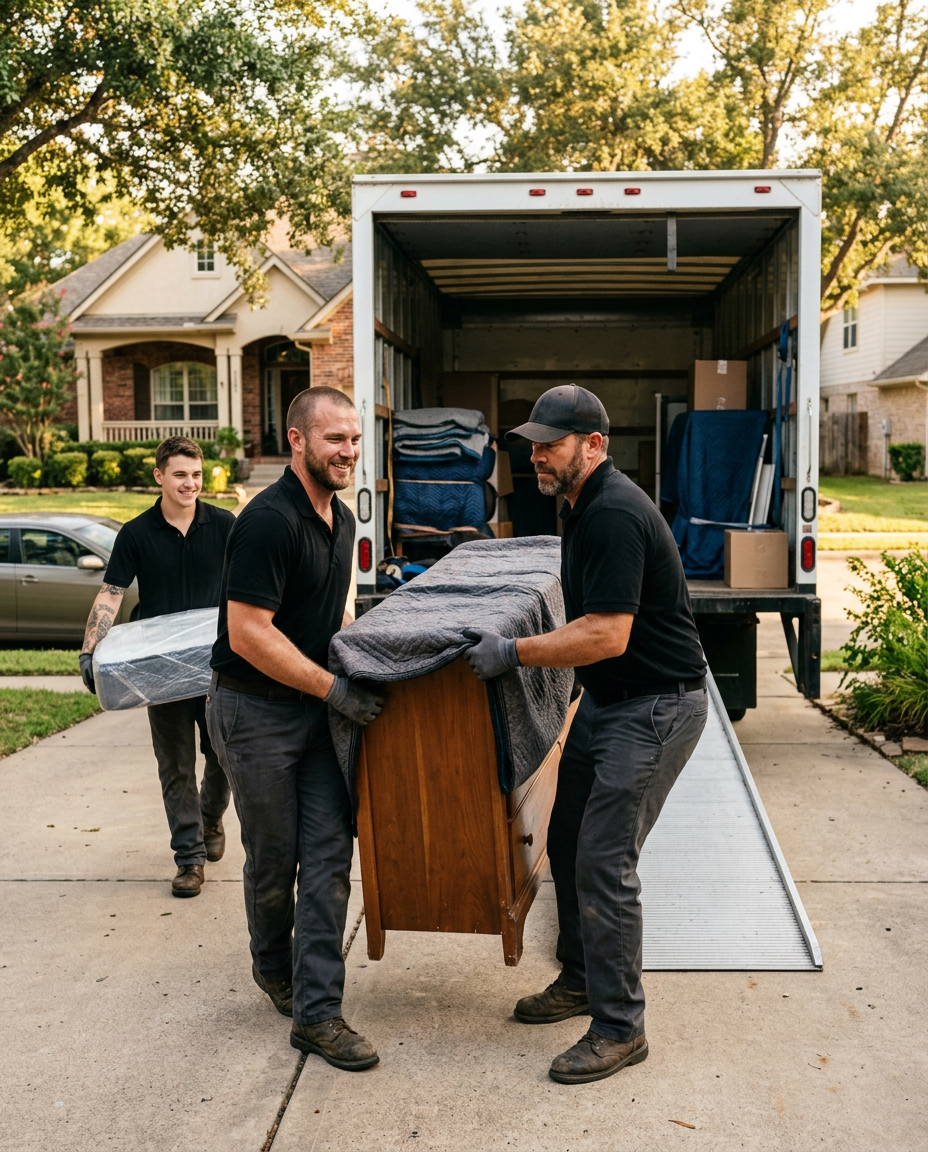Diligent Movers crew loading truck